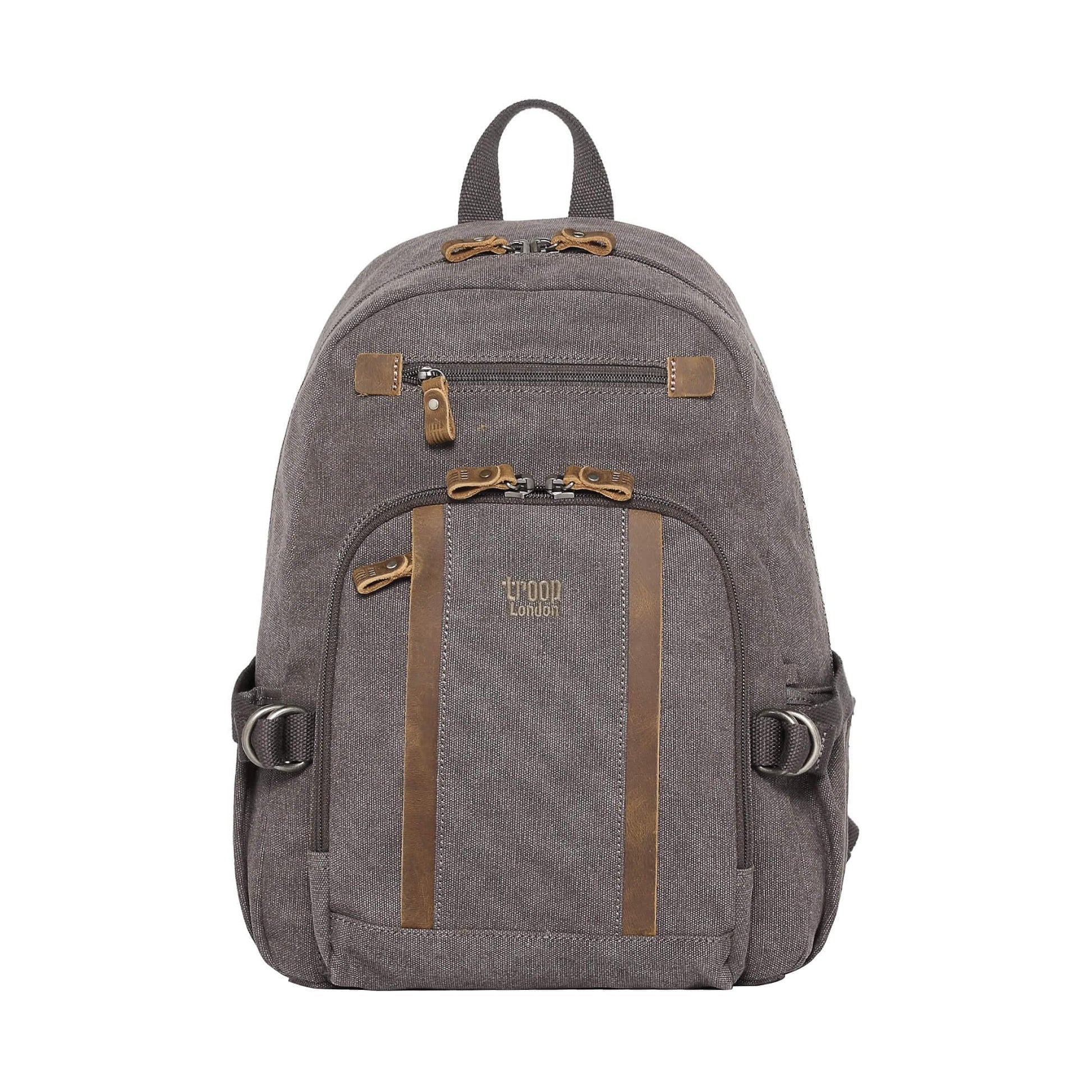 TRP0256 Troop London Classic Canvas Backpack - Medium-5