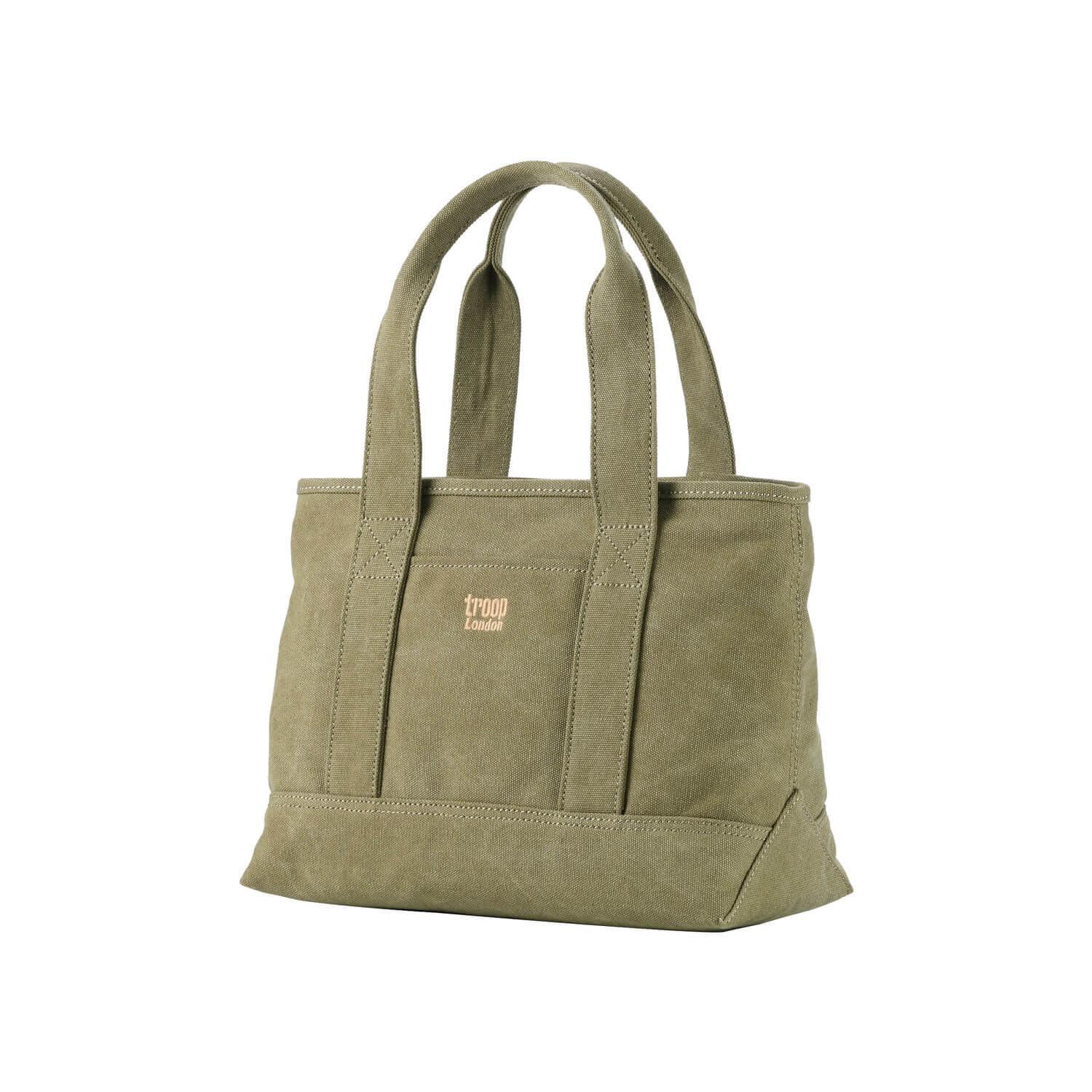 TRP0542 Troop London Classic Canvas Small Shoulder Bag/Tote Bag-7