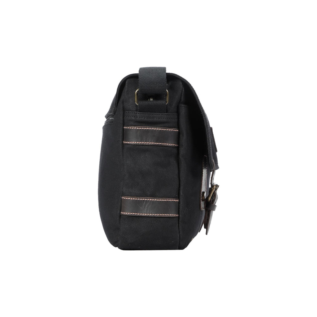 TRP0548 Troop London Heritage Canvas Messenger Bag, Shoulder Bag, 13” Laptop Bag-3