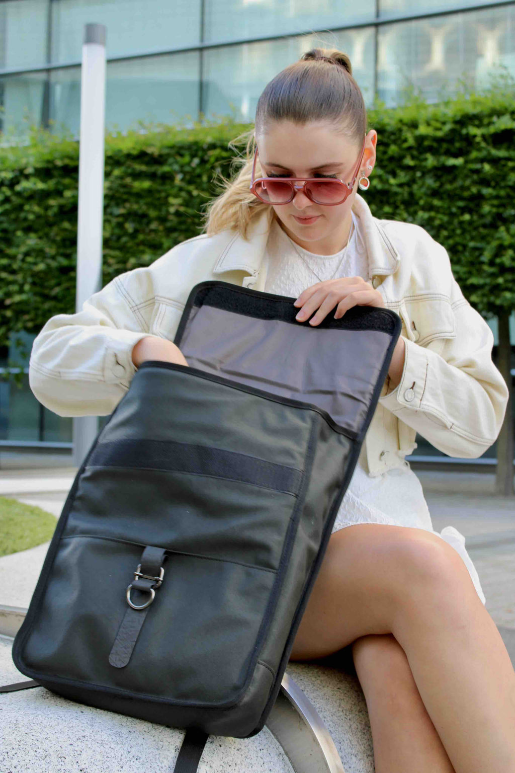 Urban Upcycled Backpack-4