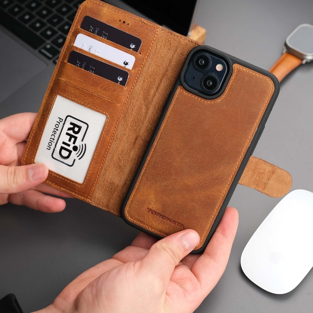 Casper iPhone 16 Plus Wallet Case Leather MagSafe-7