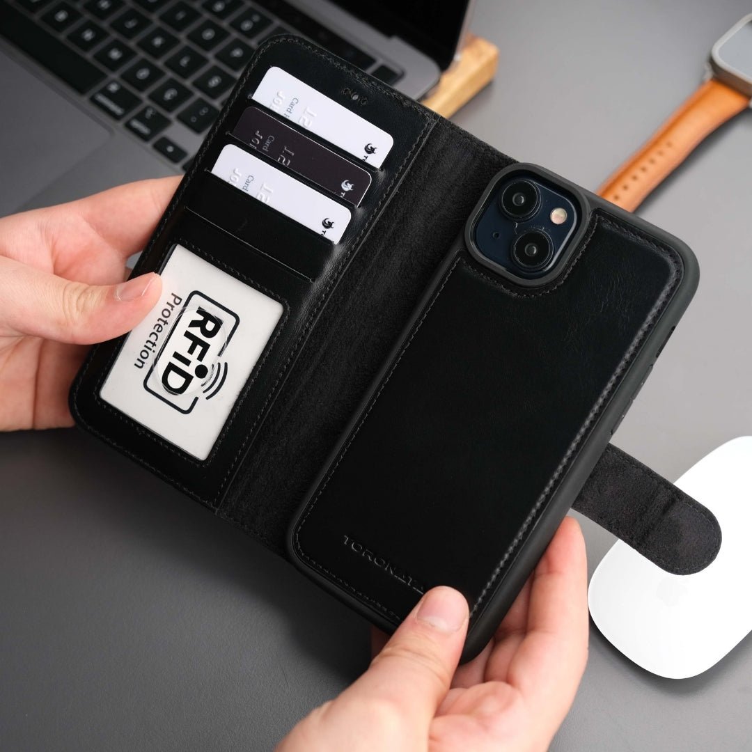 Casper iPhone 17 Leather Wallet Case – MagSafe Compatible-6