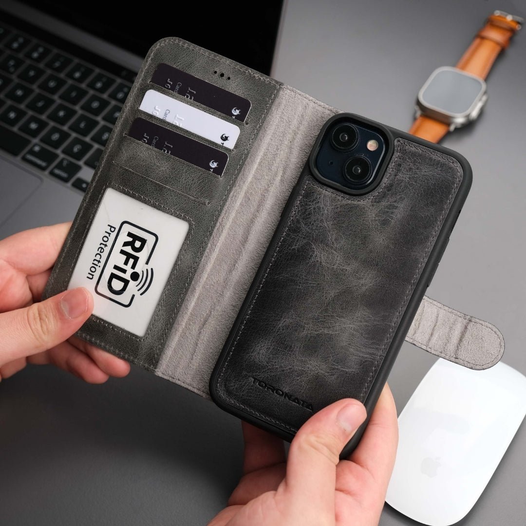 Casper iPhone 17 Leather Wallet Case – MagSafe Compatible-8