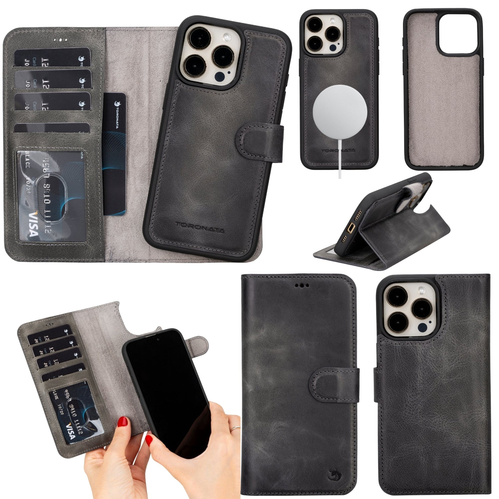 Casper Leather iPhone 14 Pro Wallet Case | MagSafe-8