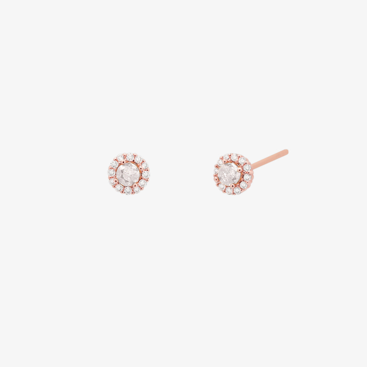 Tiny sparkle gemstone stud earrings-5
