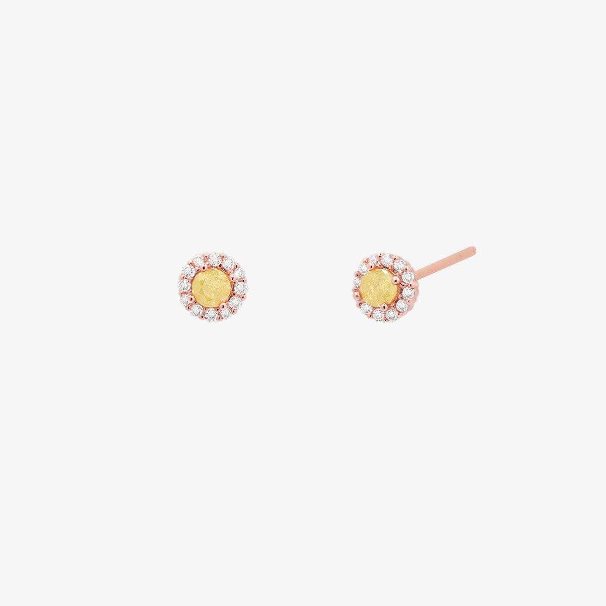 Tiny sparkle gemstone stud earrings-6