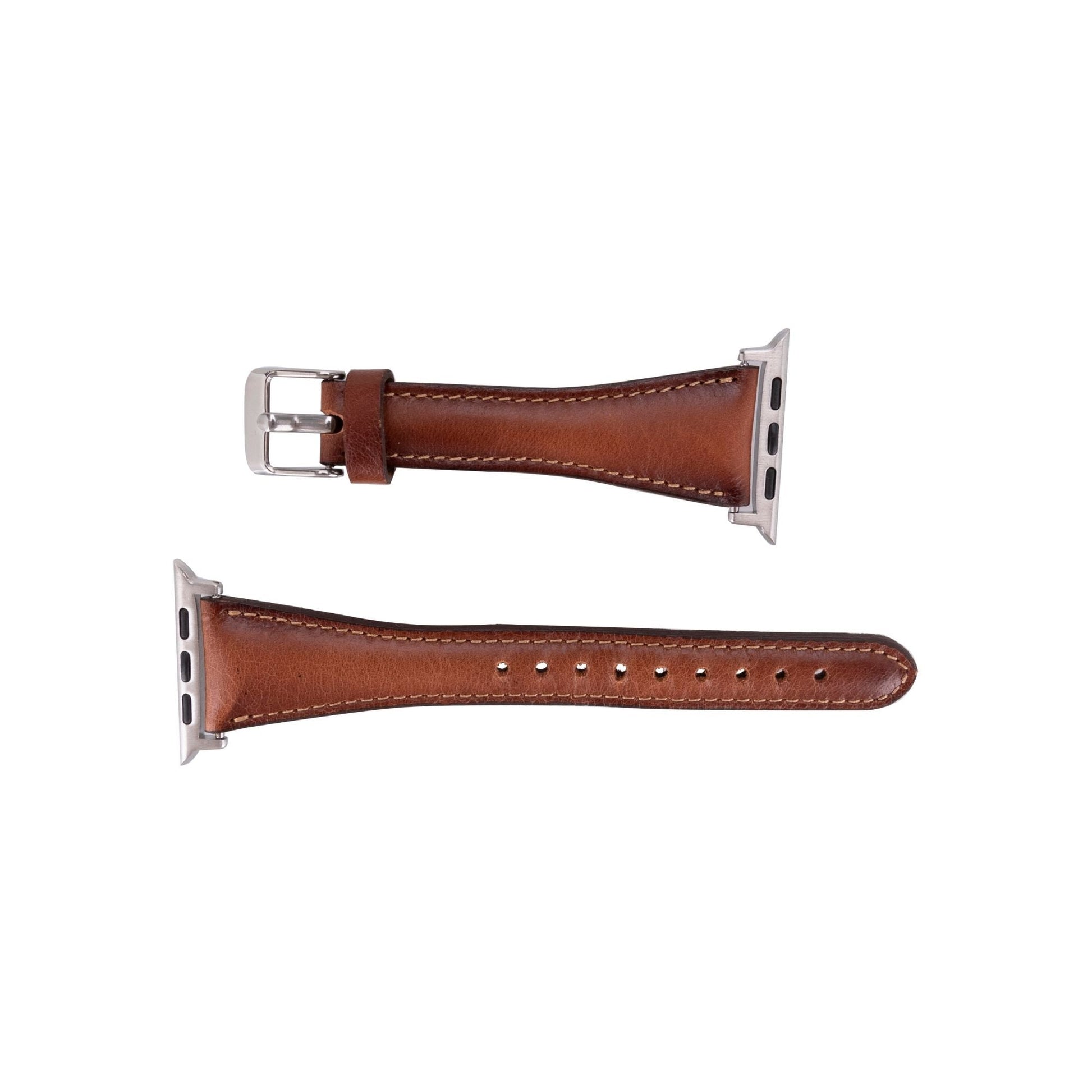 Evansville Slim Leather Bands for Apple Watch 9, Ultra 2 & SE-3
