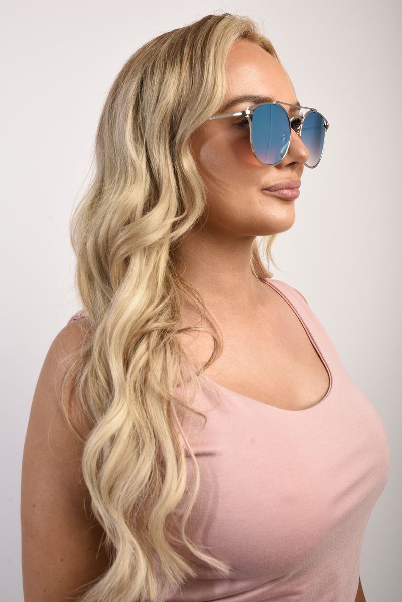 Full Rim Round Sunglasses-2
