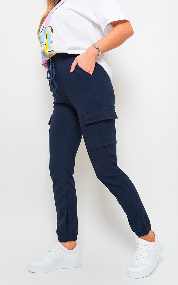 Cargo Pocket Trouser with Drawstring-9