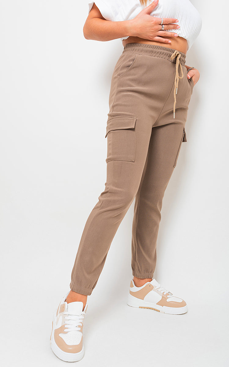 Cargo Pocket Trouser with Drawstring-7