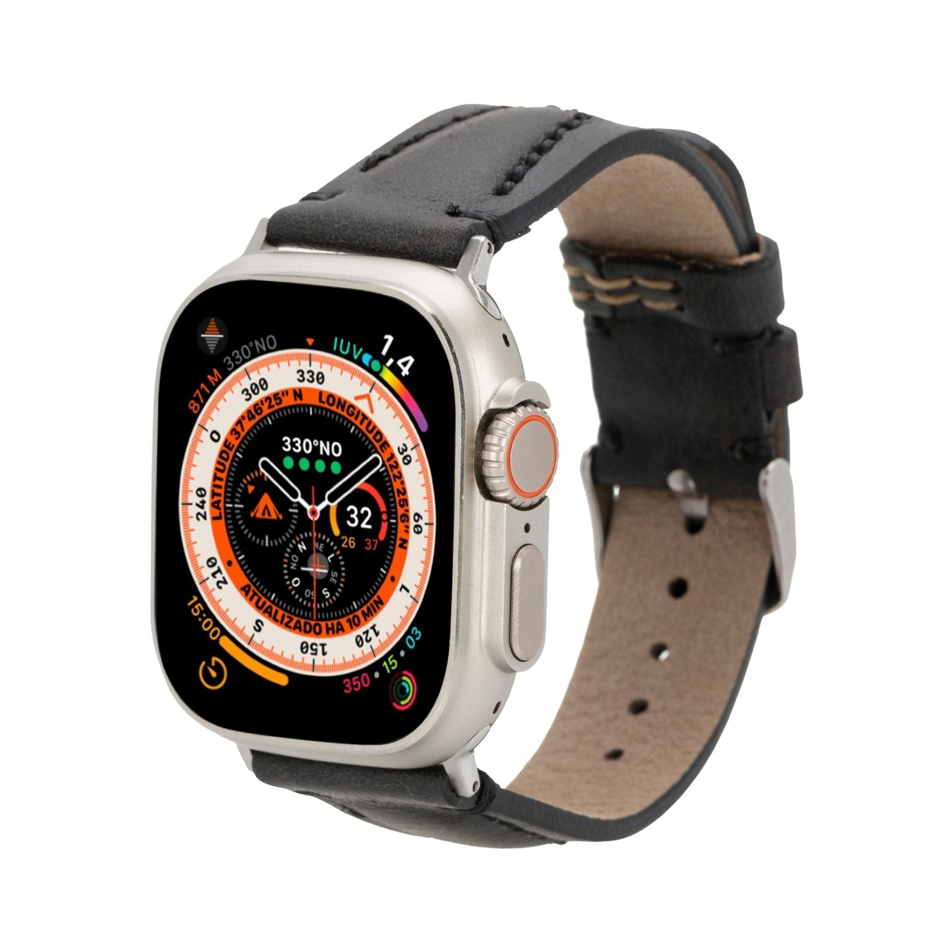 Jeffrey Leather Bands for Apple Watch 9, Ultra 2 & SE-5