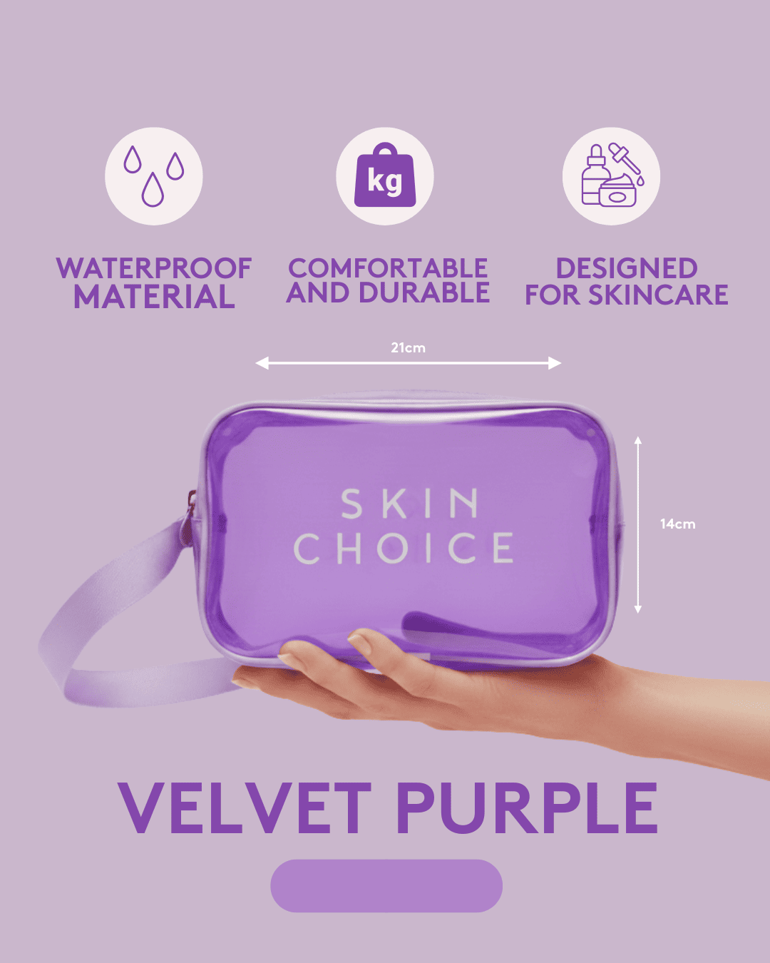 Skin Choice Clear Travel Bag-1